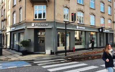 Nya fasadskyltar till KVÄNUM KÖK i både Luleå och Köpenhamn